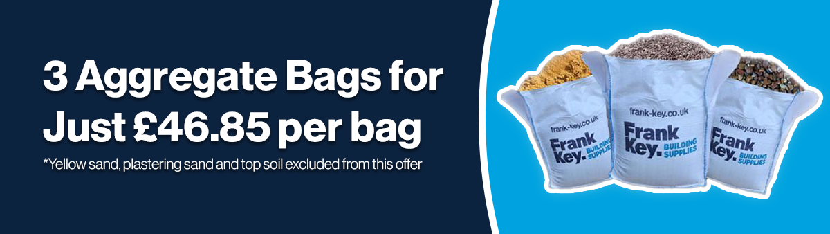 3 Aggregate bags for £45.50 per 850kg bag discount offer