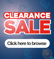 Clearance Products Banner - Discounts on Big Brands