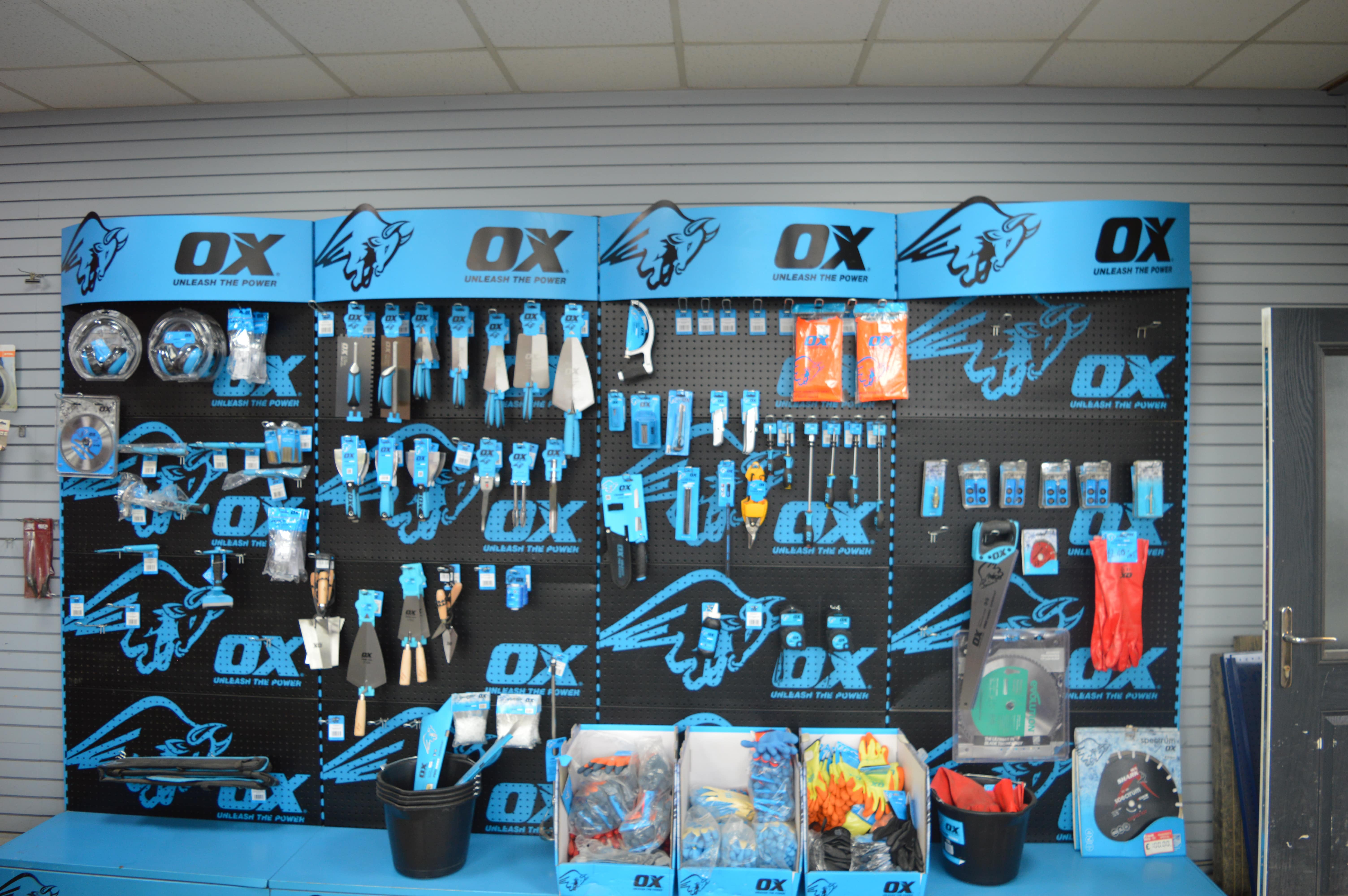 Frank Key Tool Hire Batley Ox Display