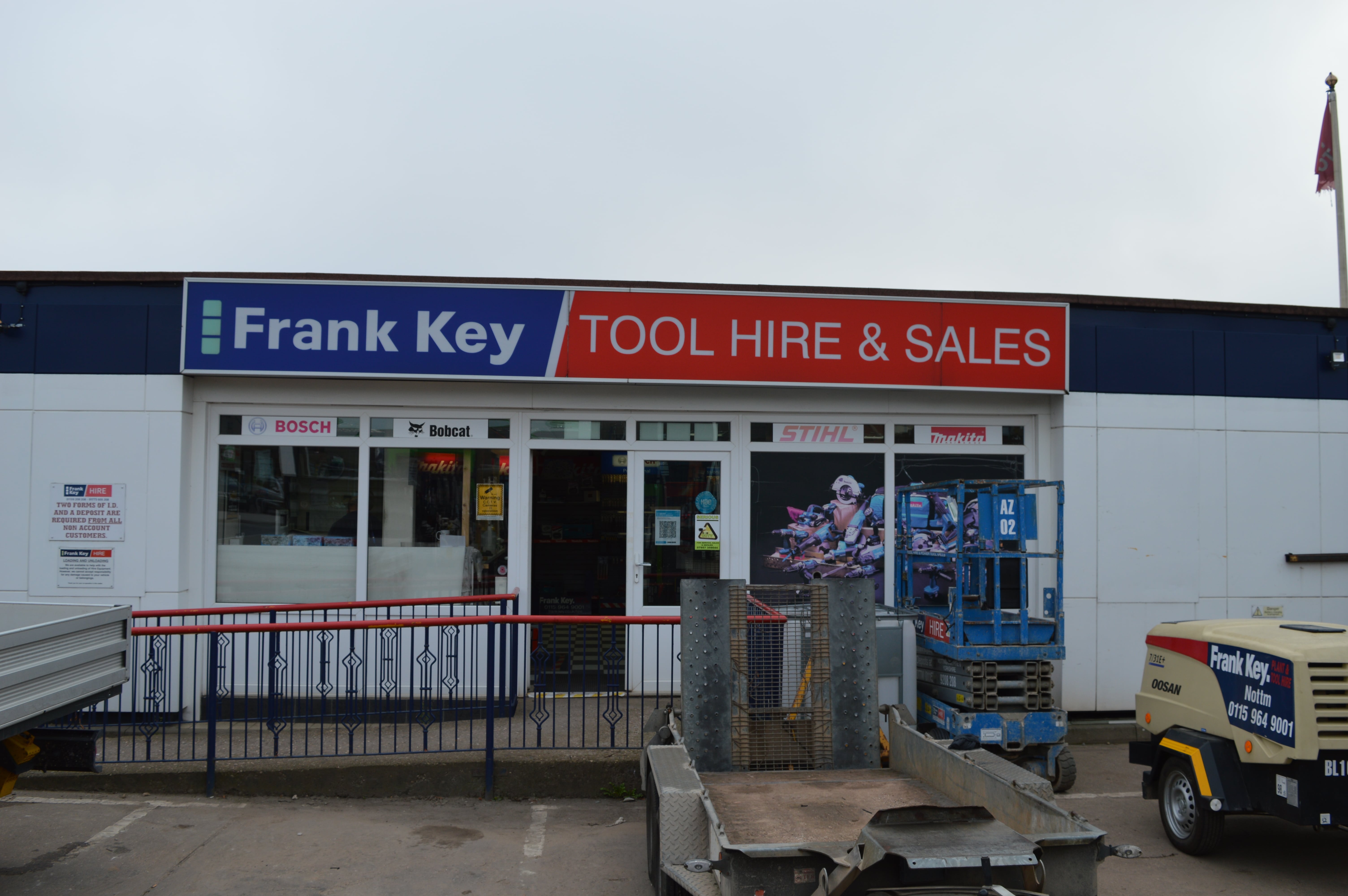 Outside Frank Key Tool Hire Daybrook
